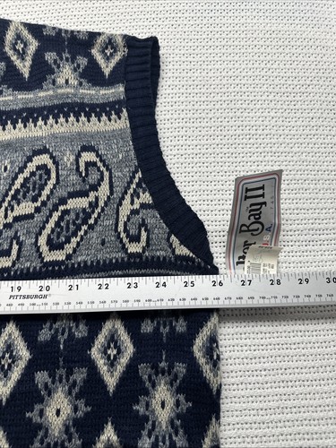 NEW Colter Bay II Sweater Vest Womens 3X USA Made Vintage 80s Paisley Deadstock - Picture 5 of 7