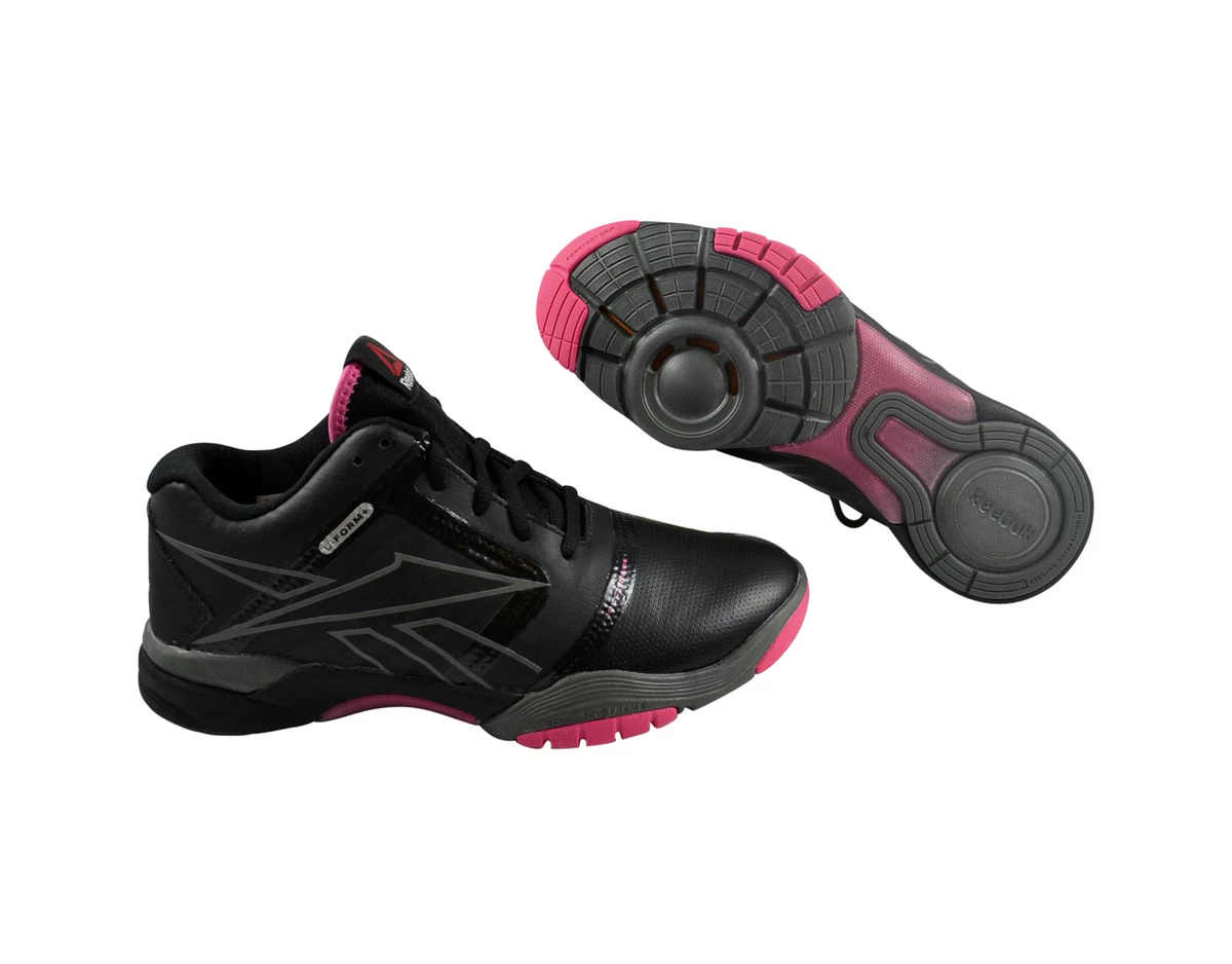 Reebok Fitnis Supreme Mid black grey pink orange Schuhe V52243 | eBay