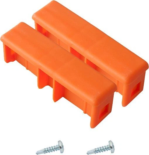 Kopfstopfen 97 x 25 mm orange 2 Stück Krause 211224 für MONTO Sprossenleitern - Bild 2 von 4