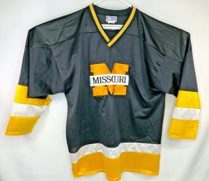 black and gold hockey jersey