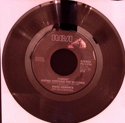 NONA HENDRYX LIVING ON THE BORDER/I SWEAT (GOING THROUGH THE   VG VINYL 45 32-71