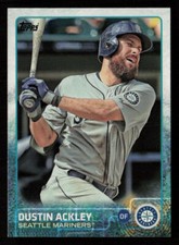 2015 Topps Dustin Ackley #189 Seattle Mariners Baseball Card