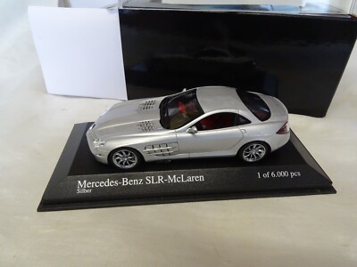 Minichamps 1/43 - Mercedes SLR McLaren Silver - Occasion (boîte Incluse)
