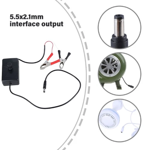 3.5V-12V Adjustable Fan Speed Controller With Knob Control For Noise Reduction