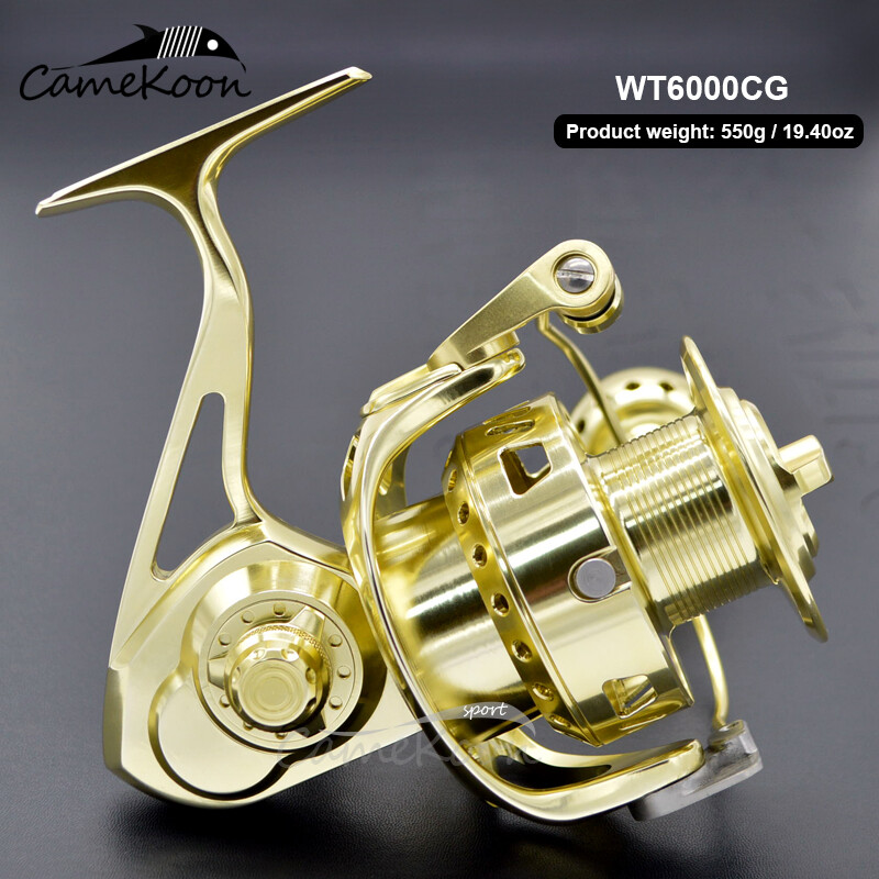 CAMEKOON Aluminum Construction Saltwater Fishing Strong Performing Spinning Reel