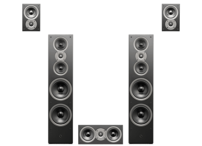 sleek home theater system