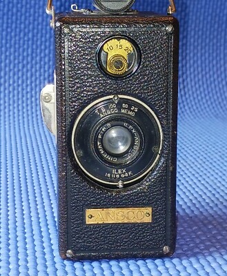 Vintage ANSCO Memo Camera Ilex Cinemat F:6.3 with Soft Suede