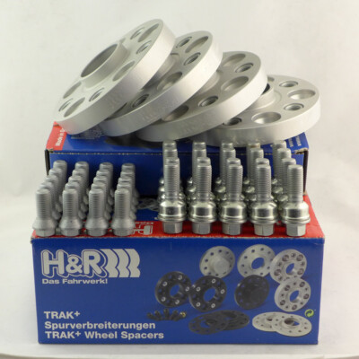 H&R Spurverbreiterung 90/90mm silber für Q7 997 981 982 986 987 991 996 997 Toua