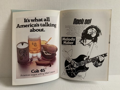 Libro del programa The Rolling Stones Europe 1976 Tour Wyman Jagger Black & Blue - Imagen 8 de 10