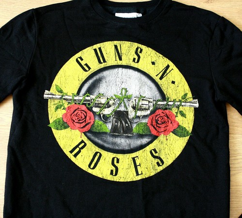 Guns N Roses Jumper Sweater Long Sleeve Black Size XS Chest 36 in - Picture 2 of 11