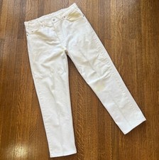 Levi's Vintage 540 White Jeans / Cool Stains / USA MADE / GOLD TAB – Men’s 38x30