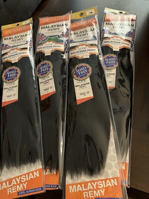MODEL MODEL MALAYSIAN REMY 100% HUMAN HAIR  1 And 1b  2 Packs Each