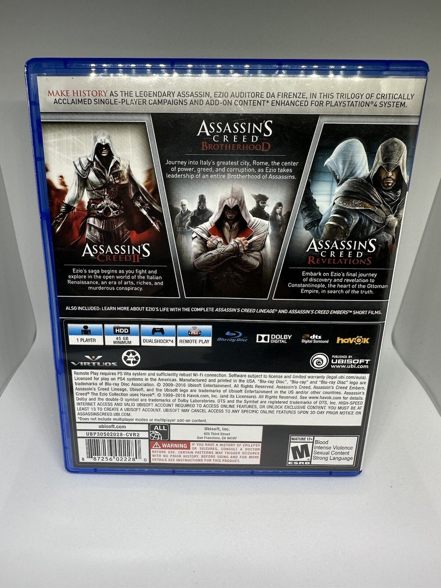 Assassin's Creed: The Ezio Collection - PS4 PlayStation 4