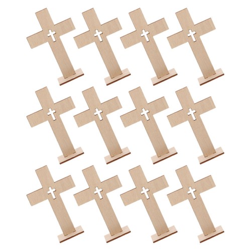 12 Teile Kreuz Schmuck Kommunion Tisch Mittelstücke Rohling zum Basteln - Bild 4 von 12