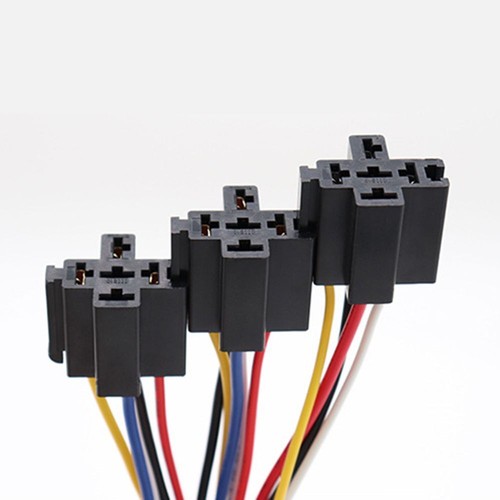 4PC KFZ Relais 5 Pin 12V 30A + Sicherung 30A Kontakt Schließer Relais mit Sockel - Bild 5 von 12