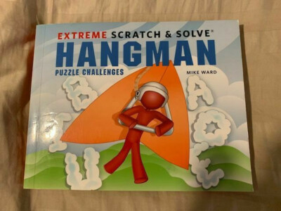 NEW! Sterling Innovation Extreme Scratch & Solve Hangman Puzzle