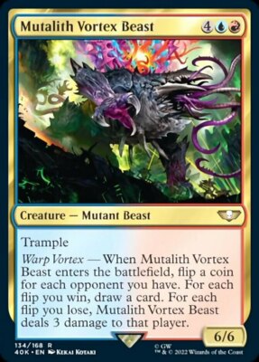 x1 Mutalith Vortex Beast R MTG Commander: Universes Beyond: Warhammer 40,000 M/N