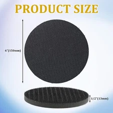 5in 6in Soft Foam Interface Sanding Disc Hook and Loop Sander Buffer Backing Pad