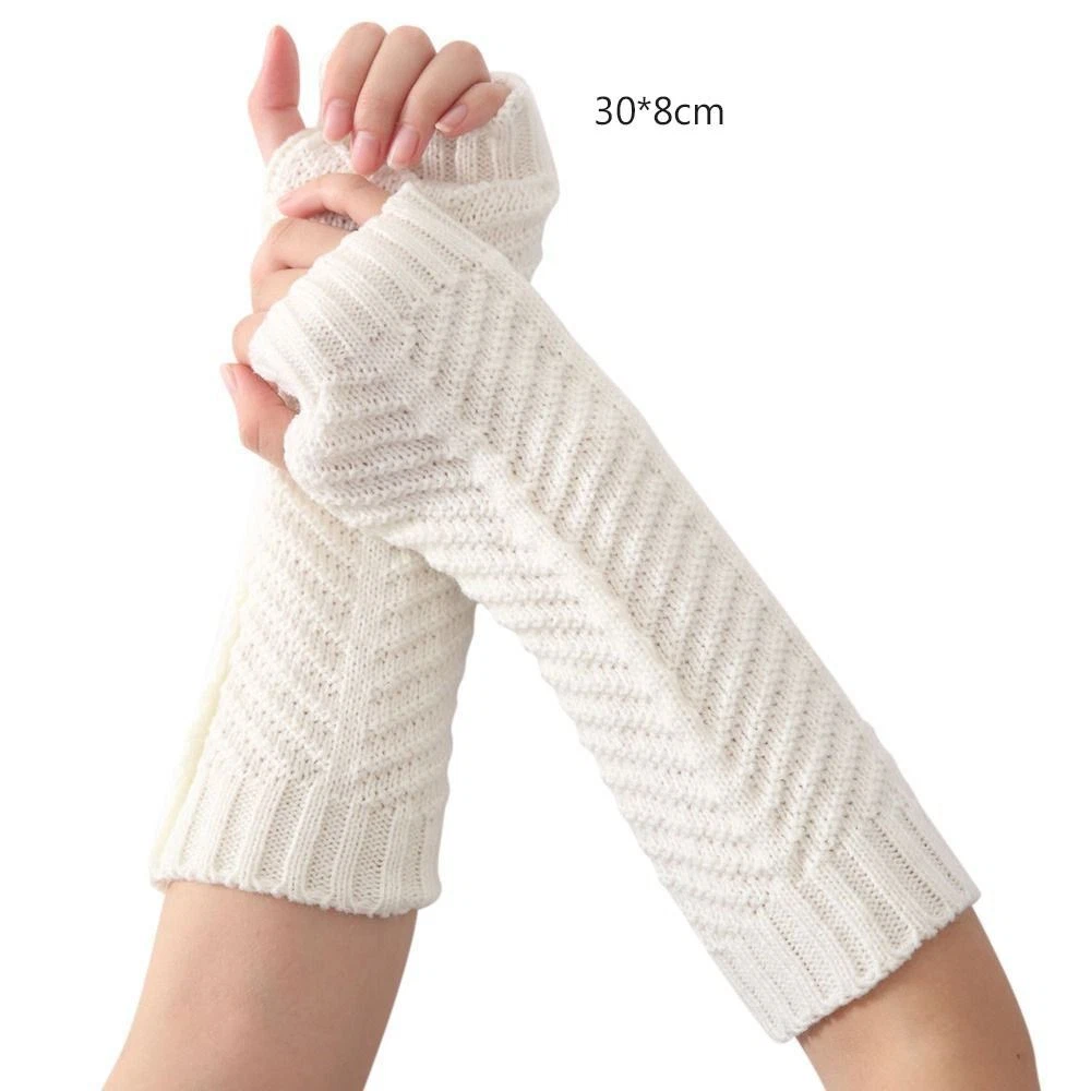 Knit open cheap finger mittens
