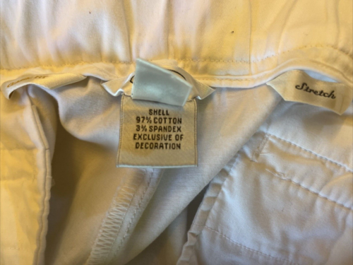 Pantalones Cortos Talbots Capri Mujer Talla Grande 24W, Blanco, Acento Decorativo, $78 Nuevos con Etiquetas - Imagen 9 de 10