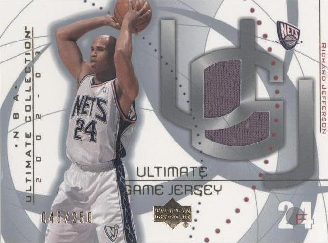 2002-03 Upper Deck Ultimate Collection - Richard Jefferson #RJ - 1 of 2