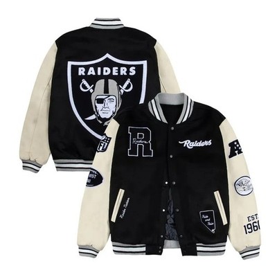 GOLF WANGスタジャン Lサイズ 黒白 Men's Las Vegas Raider Golf Wang Letterman Black White Varsity