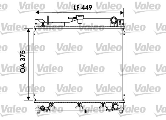 Fits VALEO 734170 RADIATOR