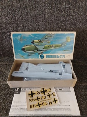 1:72nd Scale Dornier Do 217E Model Kit By Airfix Opened & Complete 