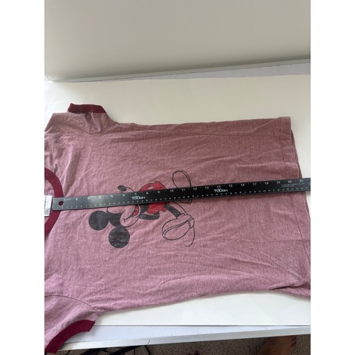 Disney Mickey Mouse Graphic Tee Walt Disney World Ringer T-ShirtSize Small - Picture 6 of 6