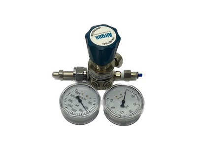 #ad USED Airgas 3500 Psi Max CGA Single Stage Brass Regulator Y11 244B $99.99