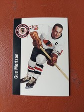 1994 Parkhurst Missing Link 1956-57 #30 Gus Mortson Chicago Blackhawks Card