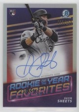 2022 Bowman Rookie of the Year Favorites 23/150 Gavin Sheets #ROYF-GS Auto 0x8e