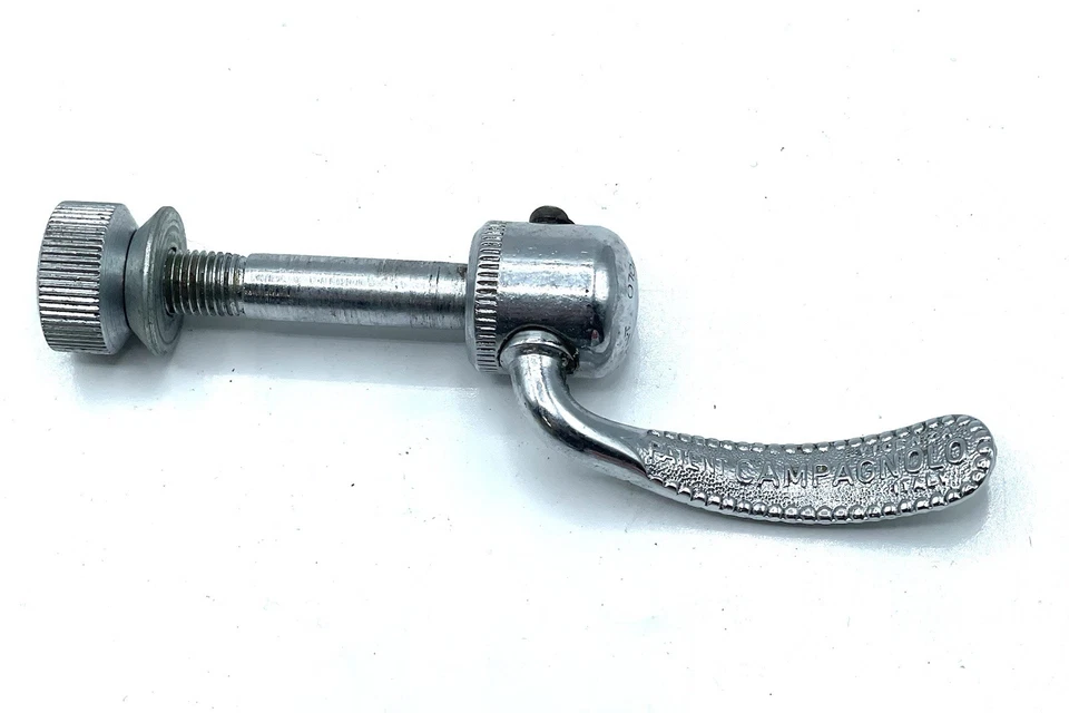 Carpeta de tija de sillín Campagnolo Record abrazadera curva de liberación rápida vintage MTB Foto 2 de 4