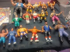 Vintage Lot Of Wrestlers  Wrestling Action Figures Wwf Ljn Some Rare
