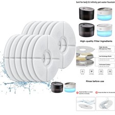 E1 Infinity Cat Fountain Replacement Filters - 12 Pack for 6 Months of Purity