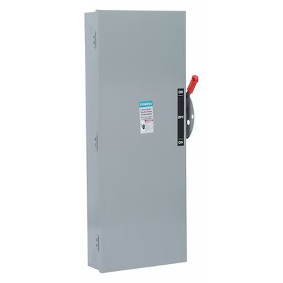 Siemens Dtf321r Fusible, Safety Switch, Heavy Duty, 240 V, 3Pst