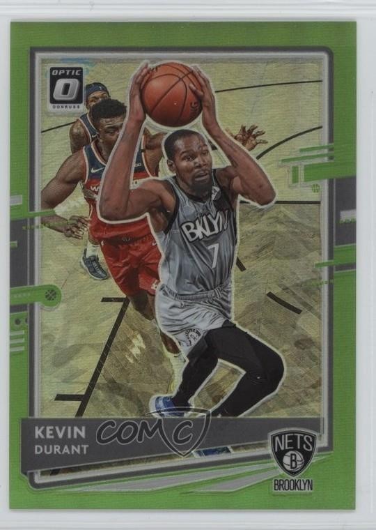 2020-21 Panini Donruss Optic Lime Green Prizm 17/149 Kevin Durant #136 6o3