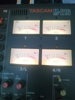 TASCAM M 216 16 Channel Analog Mixer Vintage Console working from japan