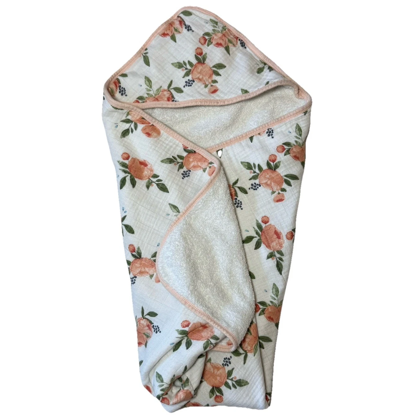 Little Unicorn Watercolor Roses Cotton Muslin Baby Infant Hooded Towel 27X 27”
Opens in a new window