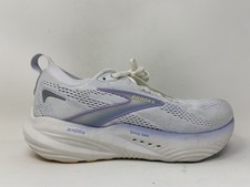 Women's Brooks Glycerin 22, White/Blue Heron/Apricot, 7.5 B Medium US