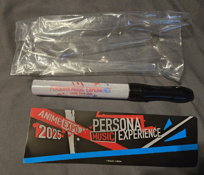 PERSONA Music Experience logo Light Stick Anime Expo 2025 | eBay