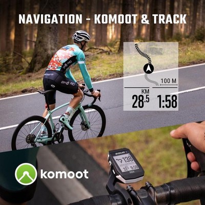 Tacho Sigma ROX 11.1 EVO GPS Weiß mit Herzfrequenzmesser, Höhenmesser, Trittfr