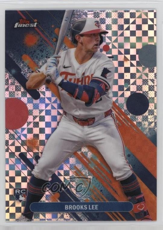 2025 Topps Finest Common Checkerboard Refractor Brooks Lee #31 6u5