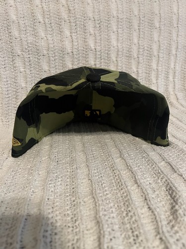 New Era Washington Nationals 2022 Armed Forces Day Green Camo 59Fifty Hat 7-1/4 - Picture 4 of 6