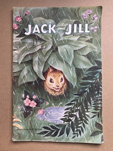 Jack and Jill Magazine August 1952 Volume 14 Vintage Curtis Publishing - Picture 1 of 8