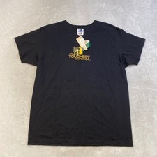 Vintage Adidas T Shirt Black My Toughest Competition Made In USA Mens Medium