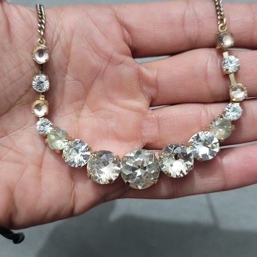 Collana Ann Taylor LOFT con strass oro