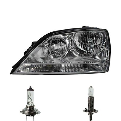 Halogen Scheinwerfer links H7/H1 für KIA Sorento I inklusive Lampen