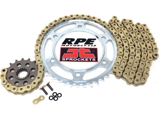 2007-2015 Kawasaki ZX6R ZX6RR JT Z3 Gold 520 EQA 15/45t Chain and