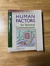 Human Factors for Technical Communicators : b...
